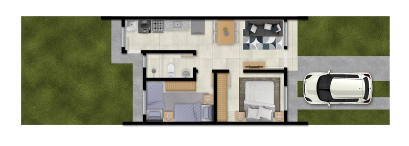 Casas de 2 dormitórios no bairro Nova Cachoeirinha: 10ª foto da galeria de imagens do imóvel