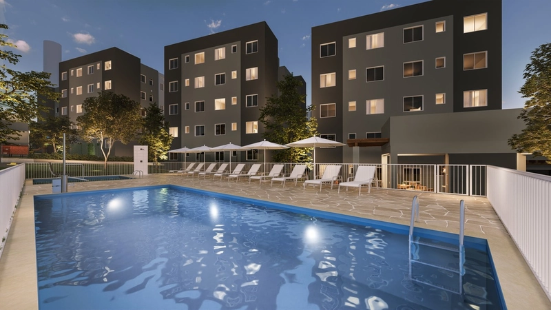 Apartamentos no Condomínio Vivart em Gravataí Bairro Morada do Vale: 3ª foto da galeria de imagens do imóvel