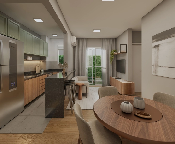 Apartamentos no Condomínio Vivart em Gravataí Bairro Morada do Vale: 11ª foto da galeria de imagens do imóvel