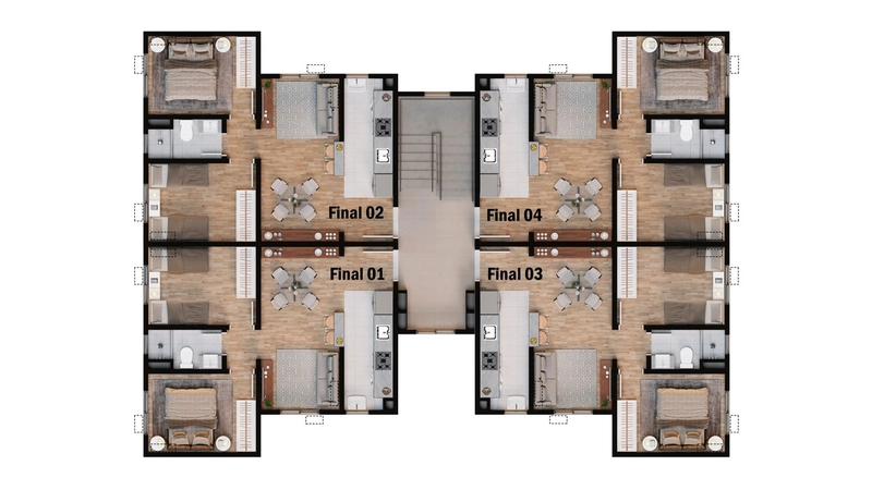 Apartamentos no Condomínio Vivart em Gravataí Bairro Morada do Vale: 18ª foto da galeria de imagens do imóvel