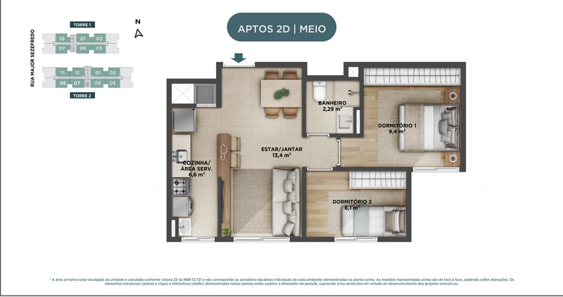 Apartamentos 2 dormitórios em Canoas, Bairro Marechal Rondon: 9ª foto da galeria de imagens do imóvel