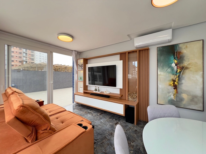 APTO COM TERRAÇO 1 QUADRA DO MAR: 62ª foto da galeria de imagens do imóvel