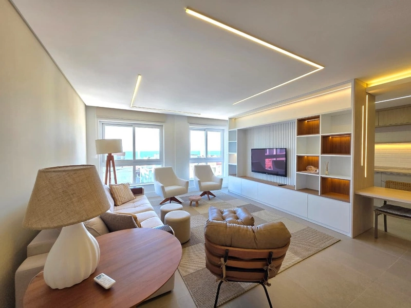 APARTAMENTO MOBILIADO E DECORADO COM VISTA MAR!: 10ª foto da galeria de imagens do imóvel