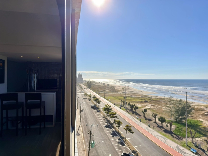 Novidade beira-mar, vista panorâmica de esquina, vista mar 180°: 11ª foto da galeria de imagens do imóvel
