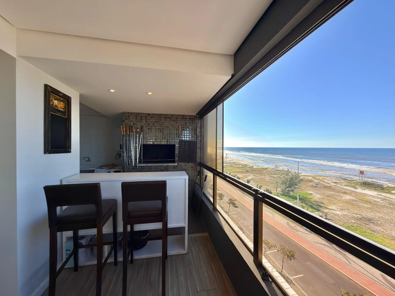 Novidade beira-mar, vista panorâmica de esquina, vista mar 180°: 12ª foto da galeria de imagens do imóvel