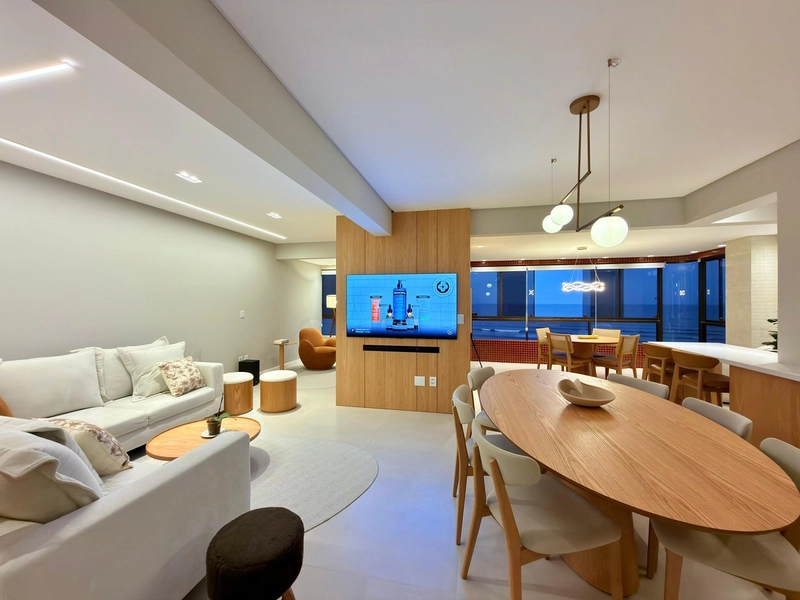 APARTAMENTO À BEIRA MAR !  COM VISTA INCRÍVEL PARA O MAR: 4ª foto da galeria de imagens do imóvel