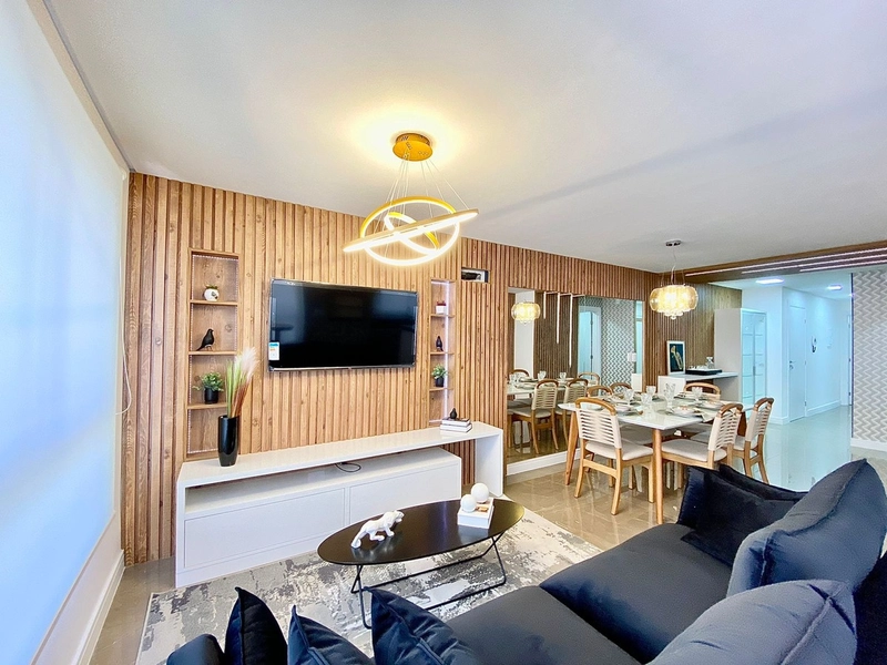 Apartamento mobiliado e decorado no Navegantes em 60x: 8ª foto da galeria de imagens do imóvel