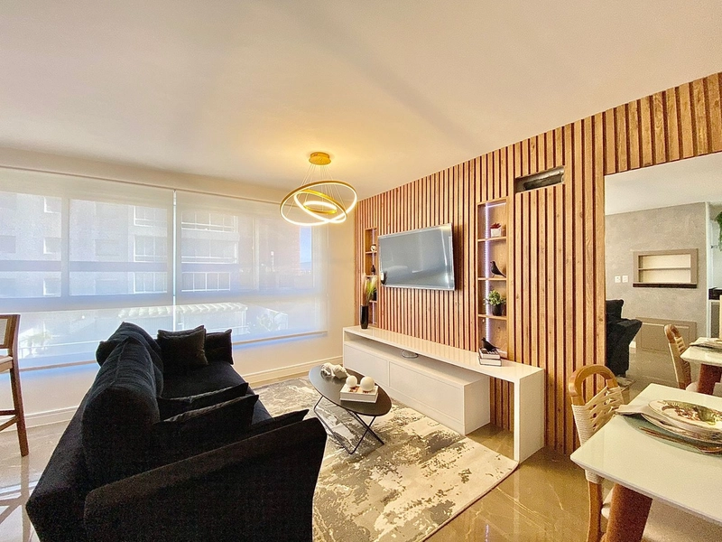 Apartamento mobiliado e decorado no Navegantes em 60x: 2ª foto da galeria de imagens do imóvel