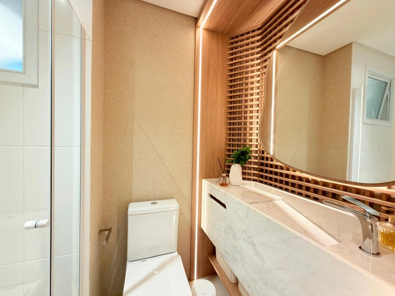 APARTAMENTO PÉ NA AREIA E FINAMENTE MOBILIADO E DECORADO: 19ª foto da galeria de imagens do imóvel