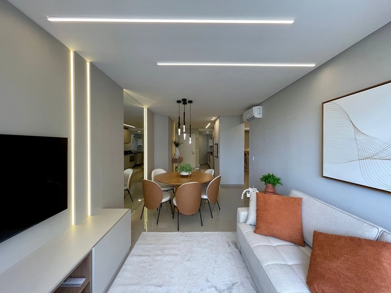 Amplo 2 dormitórios totalmente mobiliado e decorado: 2ª foto da galeria de imagens do imóvel