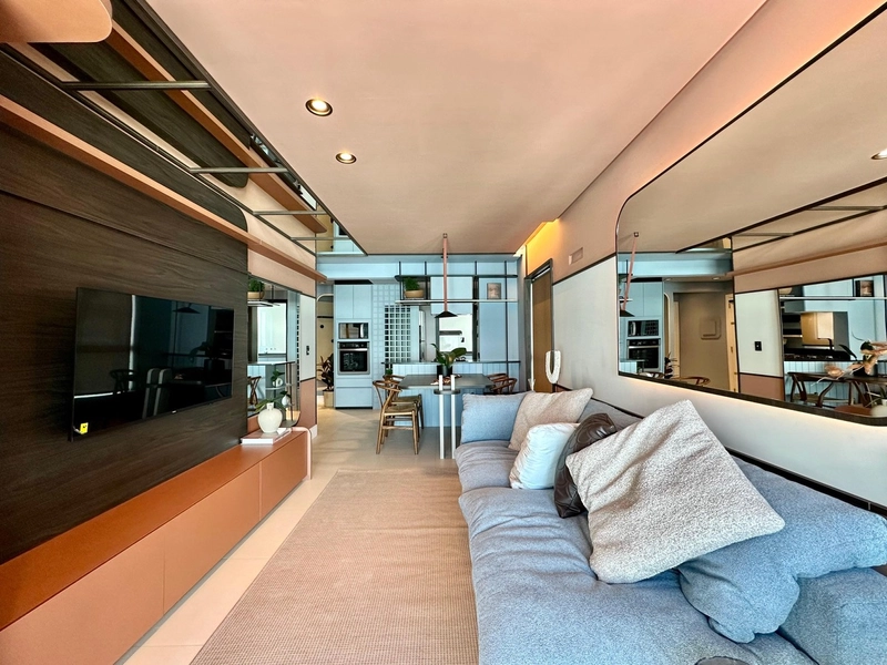 Apartamento mobiliado e decorado de dois dormitórios no Navegantes: 8ª foto da galeria de imagens do imóvel