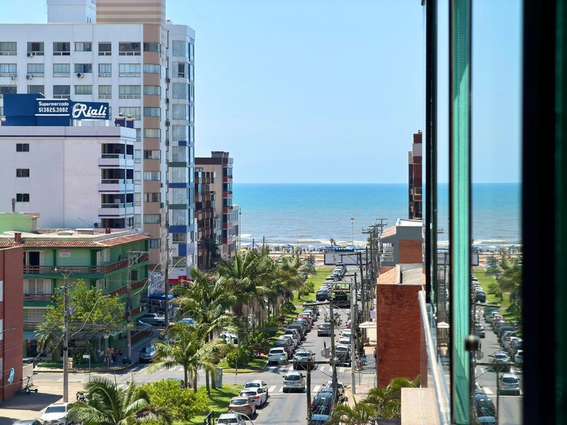 APARTAMENTO COM SACADA DE FRENTE E VISTA MAR: 6ª foto da galeria de imagens do imóvel