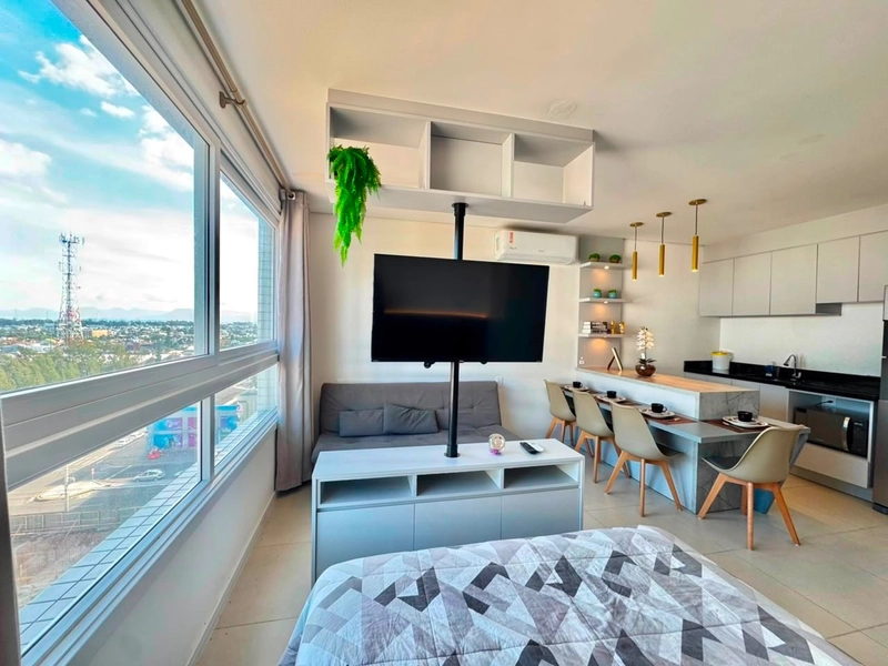 Excelente Loft mobiliado e decorado com infraestrutura completa: 10ª foto da galeria de imagens do imóvel