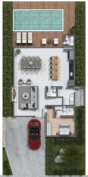 Sobrado à venda no condomínio Amare Home Resort : 4ª foto da galeria de imagens do imóvel