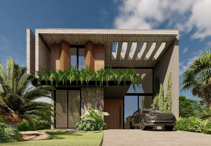 Sobrado beira lago no condomínio Zen Concept Resort : 4ª foto da galeria de imagens do imóvel