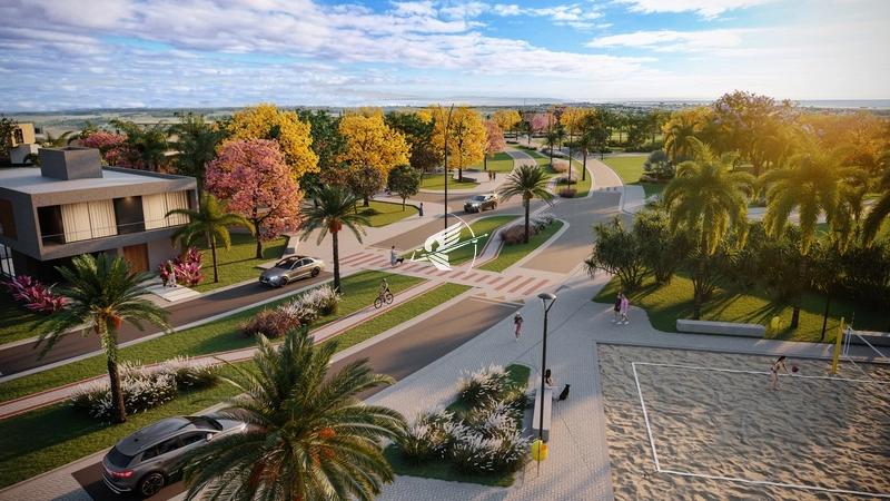 Lote/Terreno beira lago à venda no condomínio Prime Beach Curumim: 1ª foto da galeria de imagens do imóvel