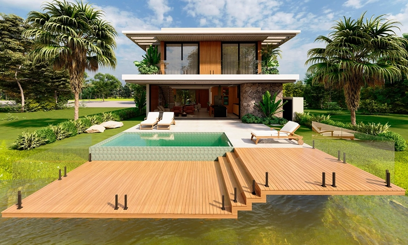 Sobrado beira lago no condomínio Amare Home Resort : 5ª foto da galeria de imagens do imóvel