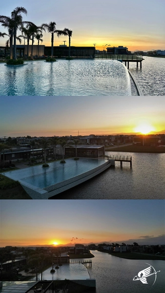 Lote/Terreno frente lago no condomínio Sunset : 39ª foto da galeria de imagens do imóvel