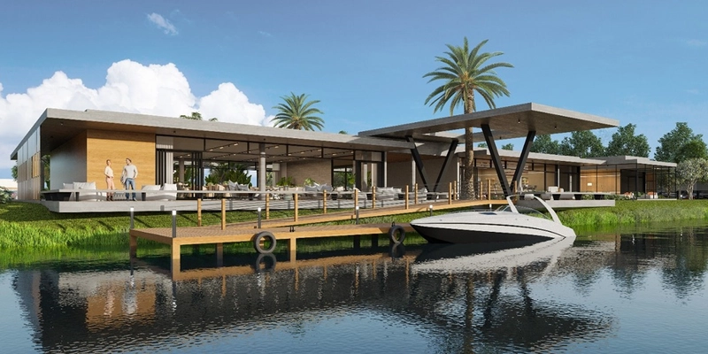 Lote/Terreno beira lago à venda no condomínio Duo Nautic Life Club: 16ª foto da galeria de imagens do imóvel