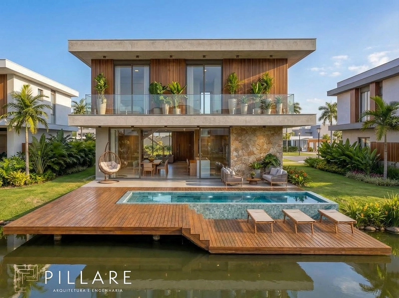 Casa  Beira Lago à venda no condomínio Amare Home Resort: 2ª foto da galeria de imagens do imóvel