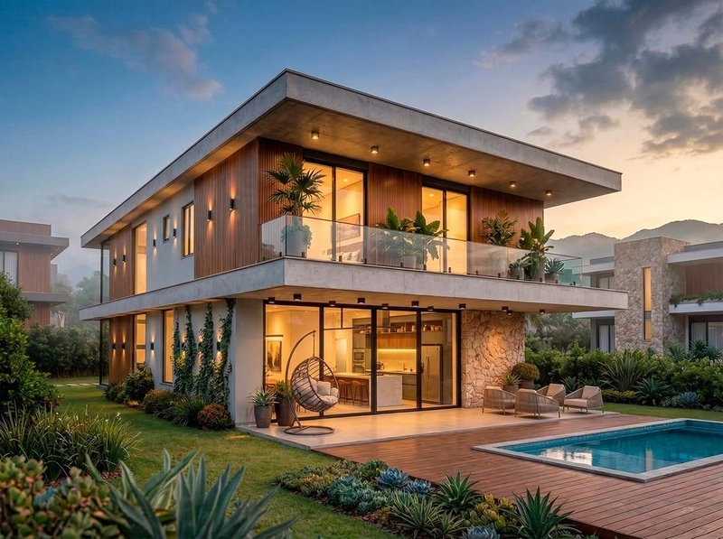 Casa  Beira Lago à venda no condomínio Amare Home Resort: 1ª foto da galeria de imagens do imóvel