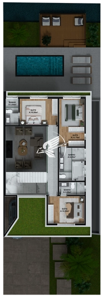 Sobrado à venda no condomínio Allure Beach Condo em Xangri-Lá: 4ª foto da galeria de imagens do imóvel