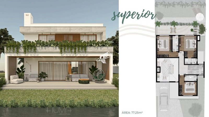 Sobrado à venda no condomínio Allure Beach Condo: 5ª foto da galeria de imagens do imóvel