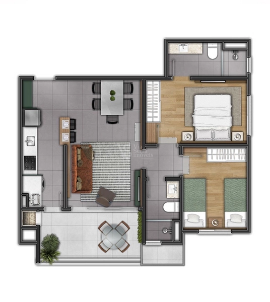 Apartamento no Edifício Scarpia!: 16ª foto da galeria de imagens do imóvel