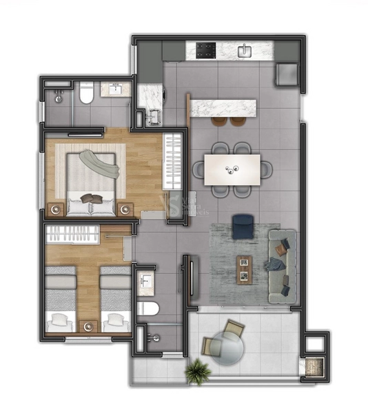 Apartamento no Edifício Scarpia!: 17ª foto da galeria de imagens do imóvel