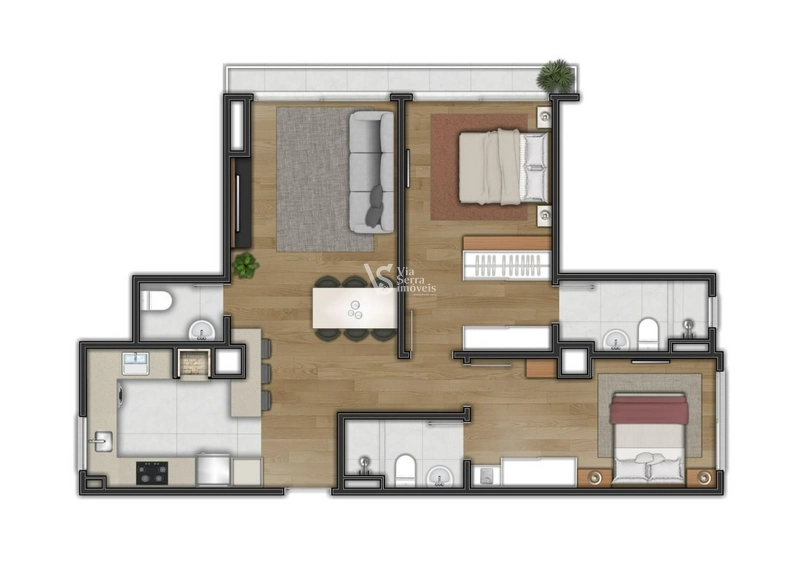 Apartamento à venda, no centro de Canela/RS!: 2ª foto da galeria de imagens do imóvel