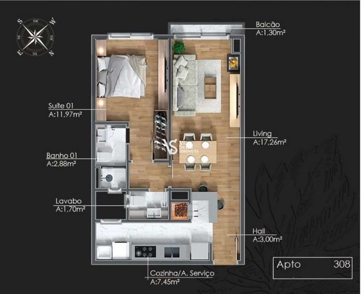 Belíssimo Apartamento no Residencial Plátanos, Gramado/RS!: 5ª foto da galeria de imagens do imóvel