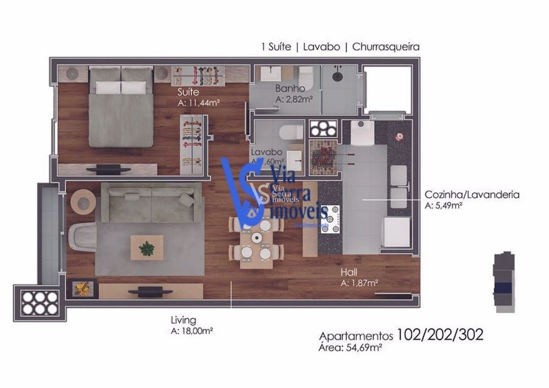 Apartamento à venda, na Avenida Central, em Gramado/RS!: 25ª foto da galeria de imagens do imóvel