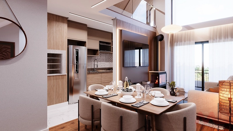 Lançamento apartamento a venda em Gramado.: 4ª foto da galeria de imagens do imóvel