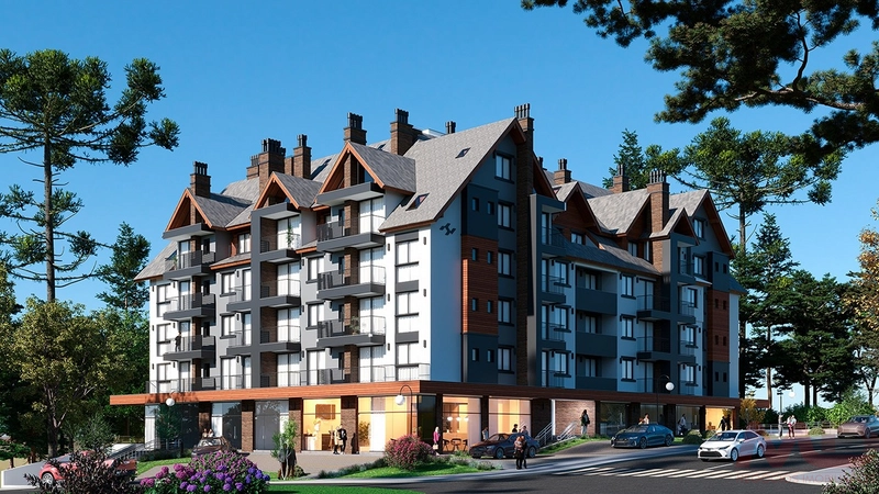 Lançamento apartamento a venda em Gramado.: 2ª foto da galeria de imagens do imóvel