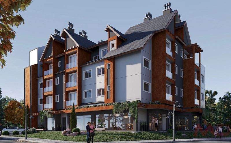 Lançamento apartamento a venda na planta em Gramado.: 3ª foto da galeria de imagens do imóvel