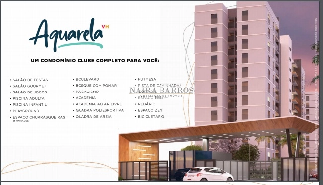 Aquarela - Apartamento de 1,2 ou 3 Dormitórios - Vivendas do Parque: 16ª foto da galeria de imagens do imóvel