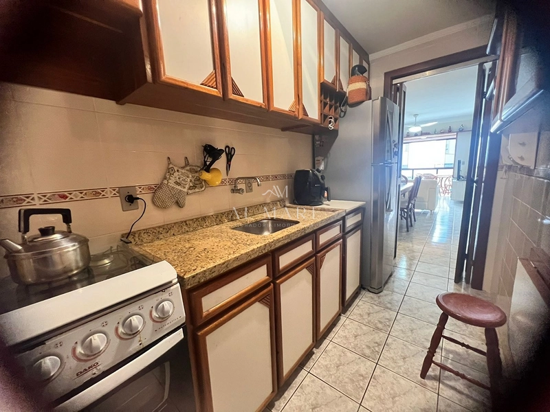 Apartamento com vista para mar sendo dois dormitórios sendo uma suíte com box : 9ª foto da galeria de imagens do imóvel