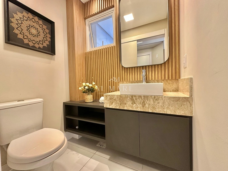 Apartamento com sacada em L e três suítes: 10ª foto da galeria de imagens do imóvel