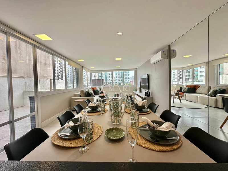 Apartamento com sacada em L e três suítes: 5ª foto da galeria de imagens do imóvel