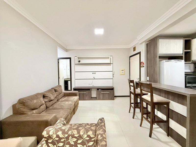 Apartamento dois dormitórios mobiliado e decorado : 1ª foto da galeria de imagens do imóvel