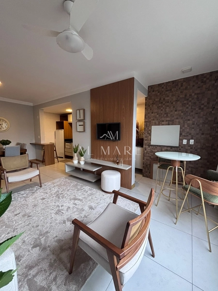 apartamento vista mar sacada mobiliado e decorado : 1ª foto da galeria de imagens do imóvel