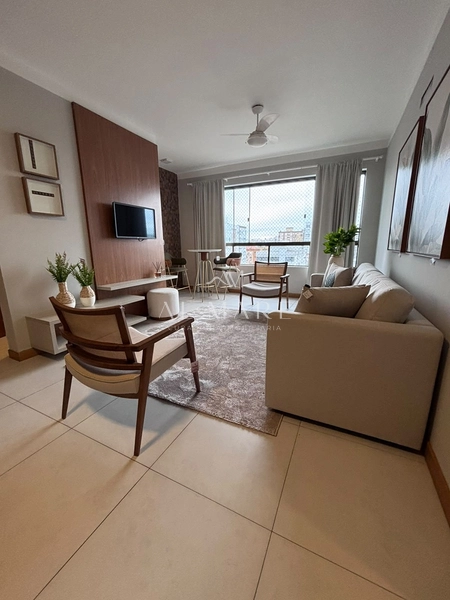 apartamento vista mar sacada mobiliado e decorado : 4ª foto da galeria de imagens do imóvel