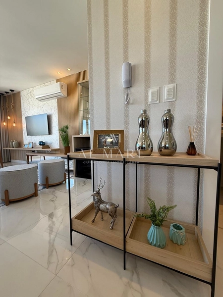 Apartamento mobiliado e decorado: 10ª foto da galeria de imagens do imóvel