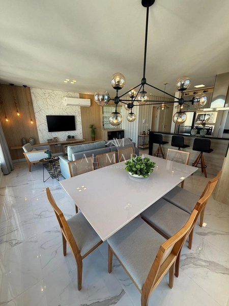 Apartamento mobiliado e decorado: 3ª foto da galeria de imagens do imóvel