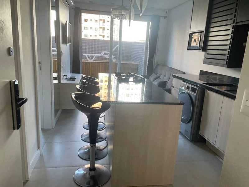 apartamento mobiliado uma suíte com terraço e jacuzzi : 3ª foto da galeria de imagens do imóvel