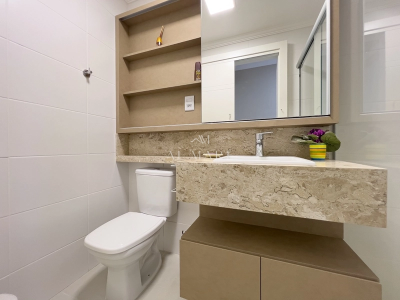 apartamento de três dormitórios e uma suíte, decorado e mobiliado com vaga de garagem: 35ª foto da galeria de imagens do imóvel