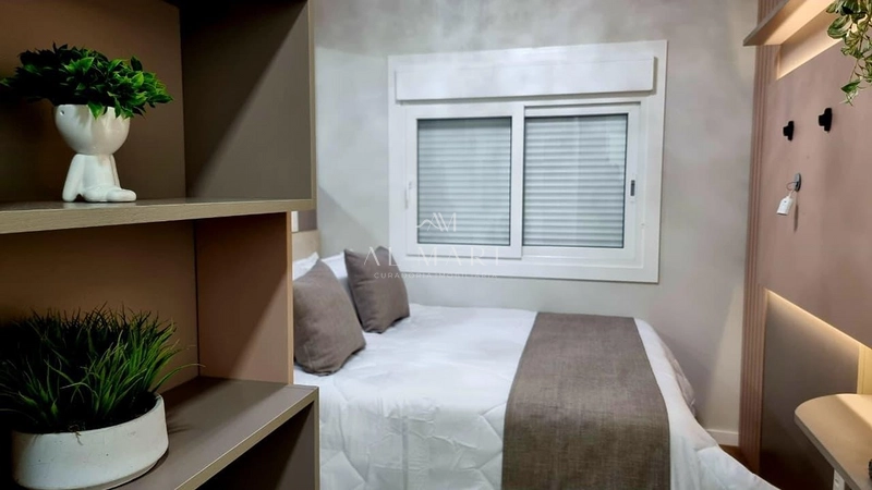 Apartamento mobiliado e decorado: 3ª foto da galeria de imagens do imóvel