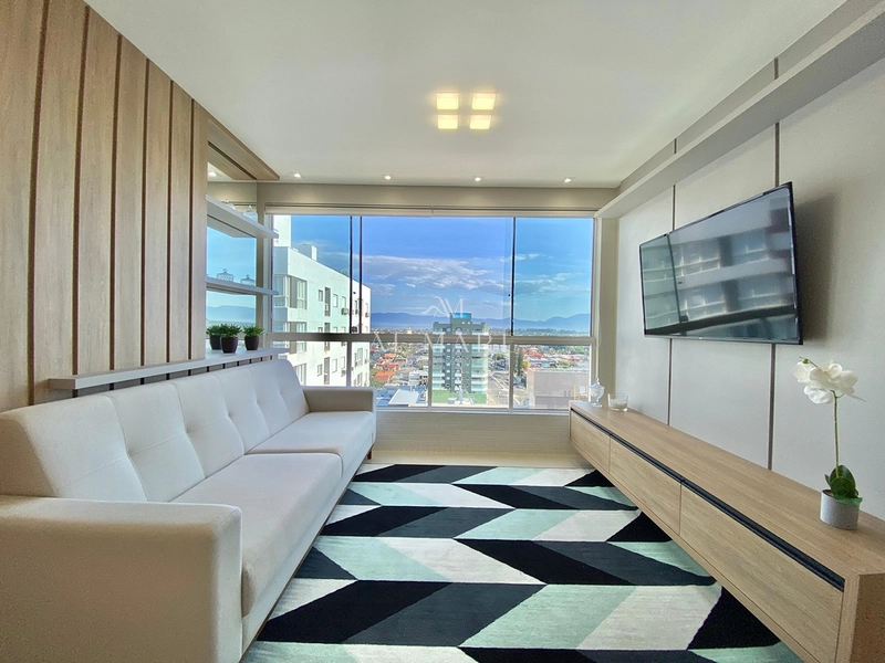 Apartamento vista eterna para serra e lagoa com duas suítes mobiliado e decorado com vaga de garagem : 3ª foto da galeria de imagens do imóvel