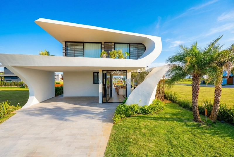 Casa com arquitetura futuristica: 1ª foto da galeria de imagens do imóvel