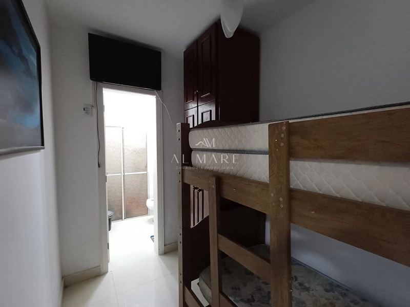 Apartamento três dormitórios com duas vagas de garagem com terraço vista mar: 15ª foto da galeria de imagens do imóvel